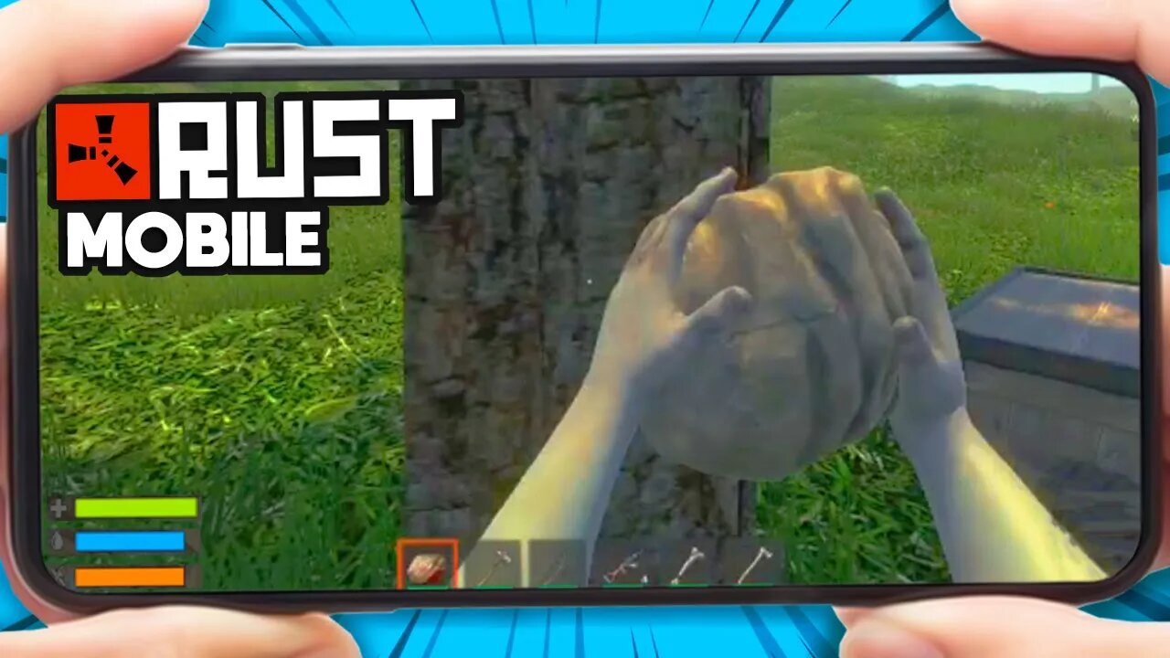 RUST MOBILE - JOGANDO NO REDMI NOTE 9 PRO - TOTLAS Survival