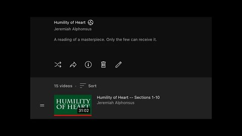 Humility of Heart Playlist