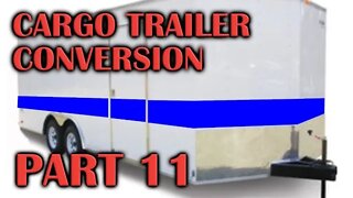 cargo trailer conversion part 11 - Foaming the walls and ceiling