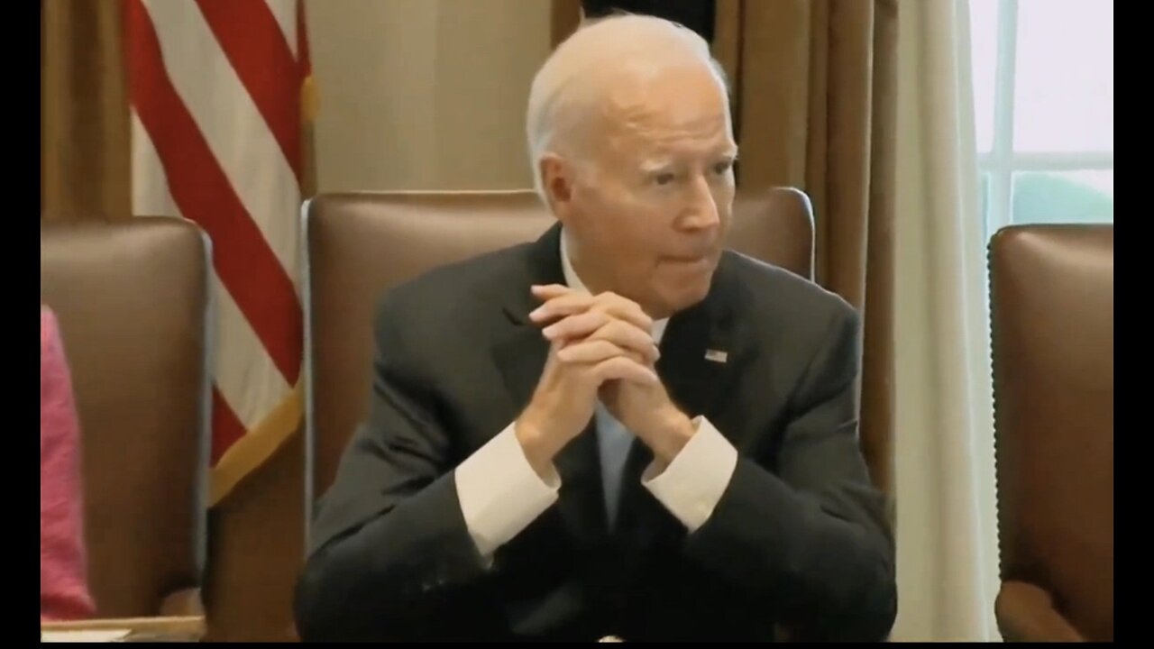 Biden looks visibly nervous Republicans are going to investigate his illegalities