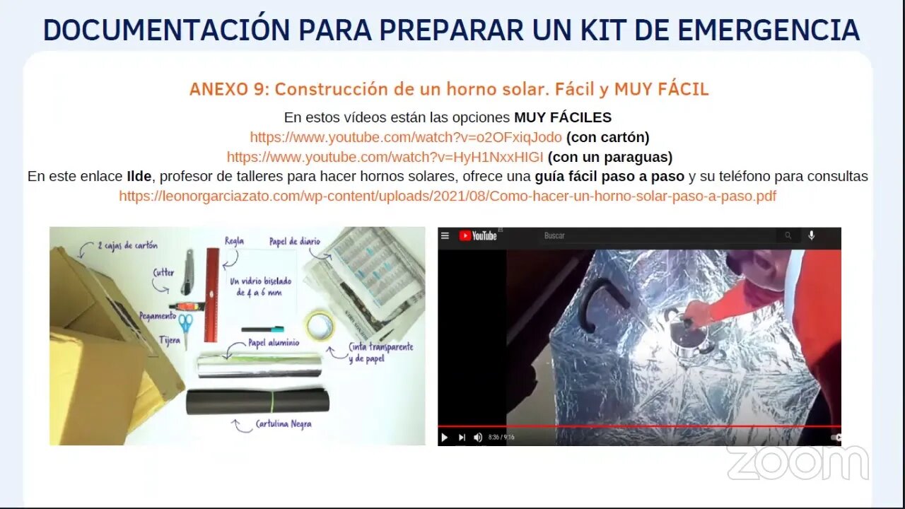 Kit de emergencia para cortes de luz y problemas con suministros de alimentación