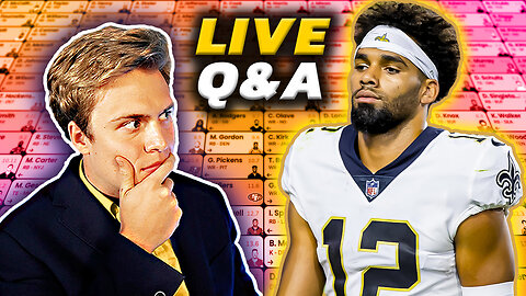 Answering Fantasy Football Questions! (Live)