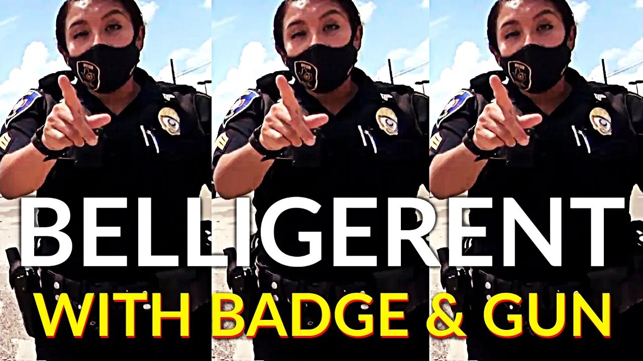 Lady Cop Gets Belligerent with Camera Guy | First Amendment Audit Odem Texas w/ No Ethics Sergeant