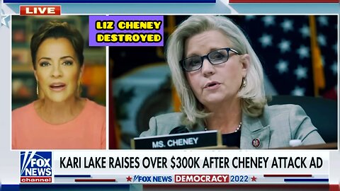 KARI LAKE DESTROYED LIZ CHENEY 🤣🤣🤣