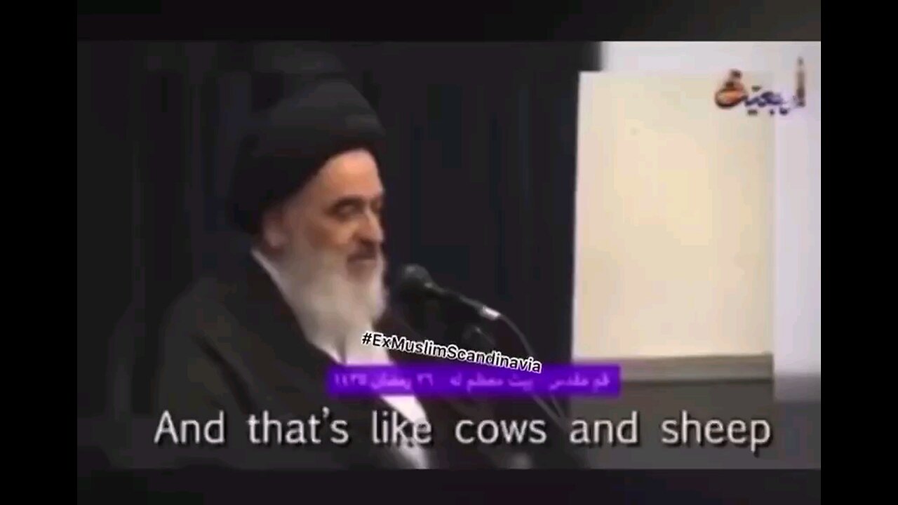 God created another type of Animal, that is the Woman - Keep suppor Islam. Welcome it to your homes!