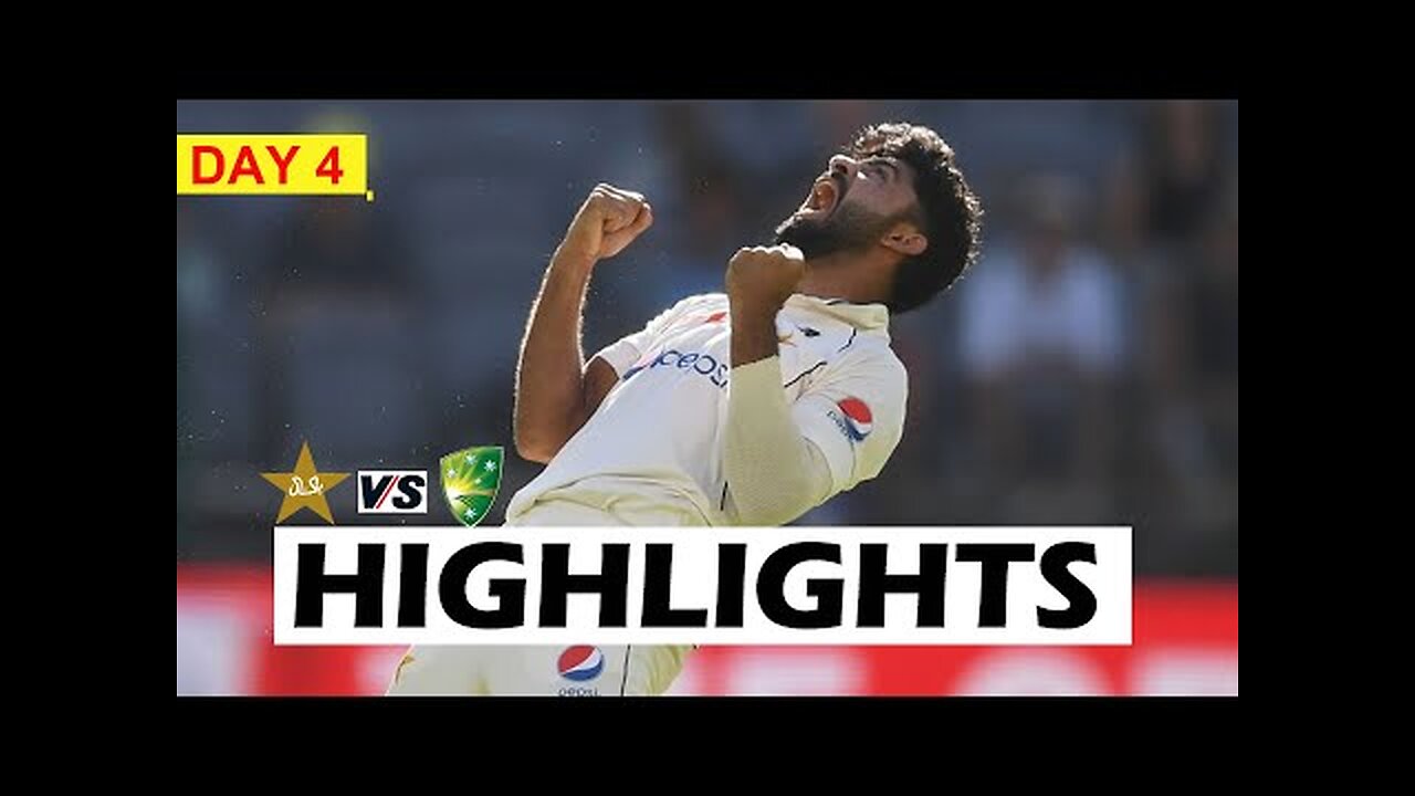 PAKISTAN VS AUSTRALIA HIGHLIGHTS 1ST TEST 2023 - DAY 4 - PAK VS AUS