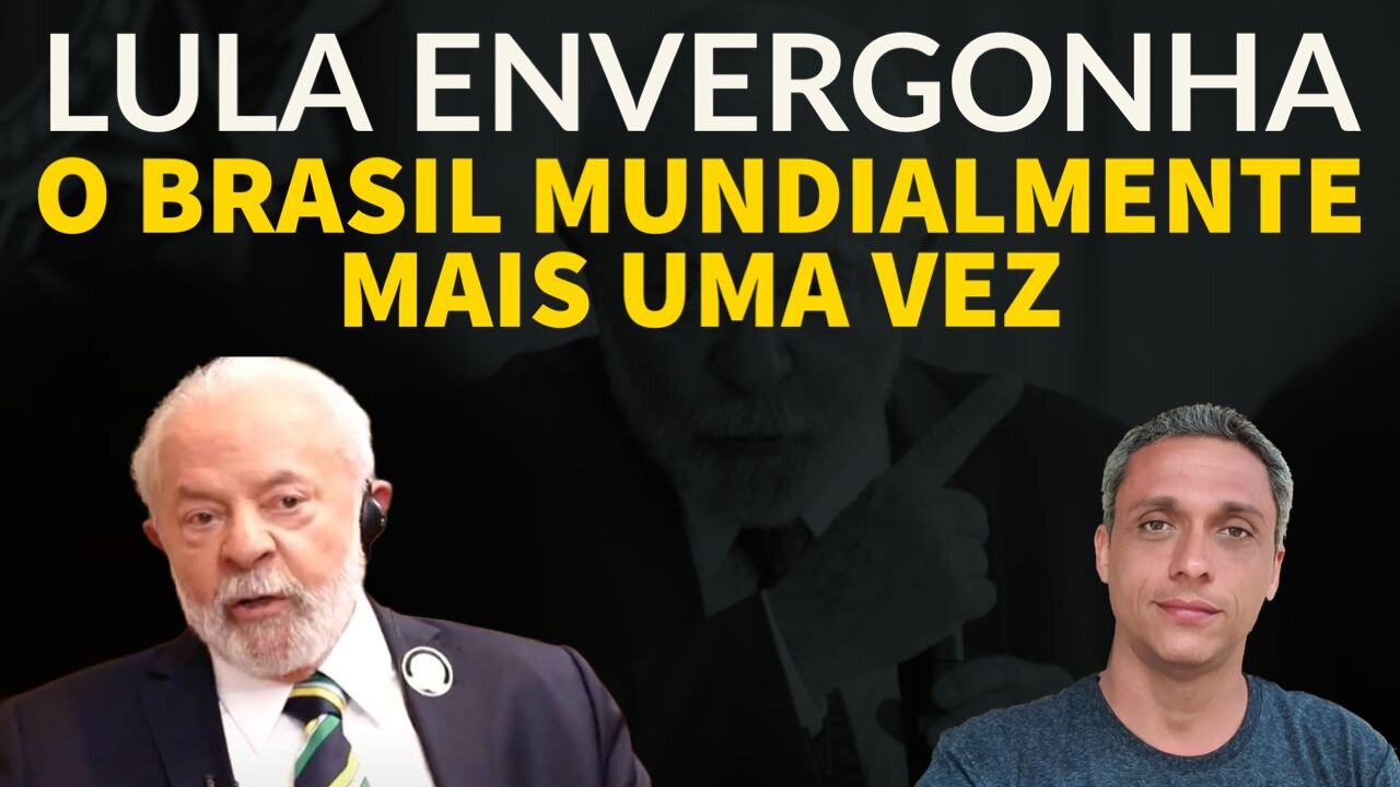 LULA faz o Brasil virar uma vergonha internacional oficialmente - Parabéns aos envolvidos