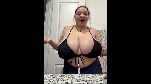 Huge TikTok boobs