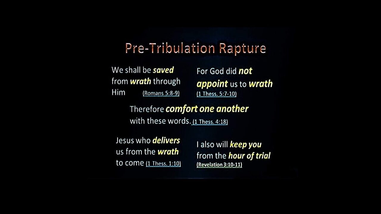 The Pre Trib Rapture (2;15 Workman's Podcast 77)