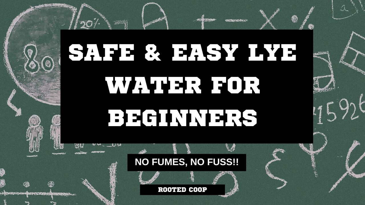 Safe & Easy Lye Water for Beginners – No Fumes, No Fuss!