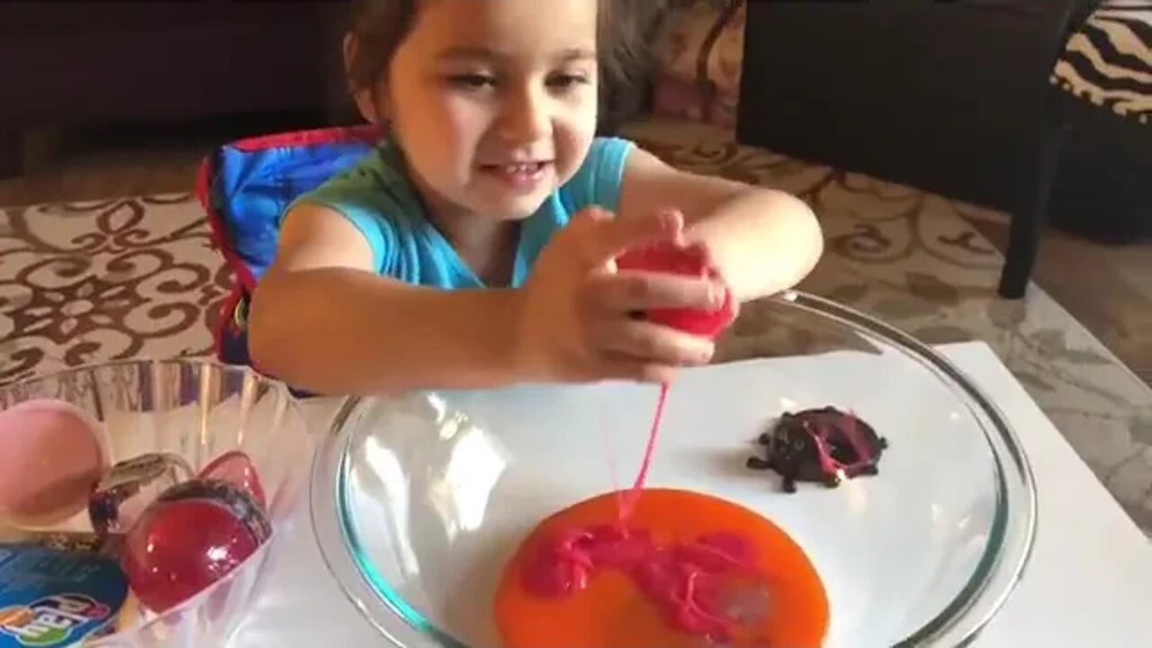 Slime Video with Cute Little baby girl... PLs Like, Subscribe and Comment. Thank you