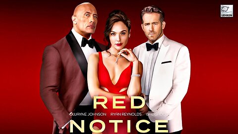 Red Notice The Dwayne Rock johnson, Ryan Rehnolds, Gal Gaddot New English Hindi Dubbed Action movie