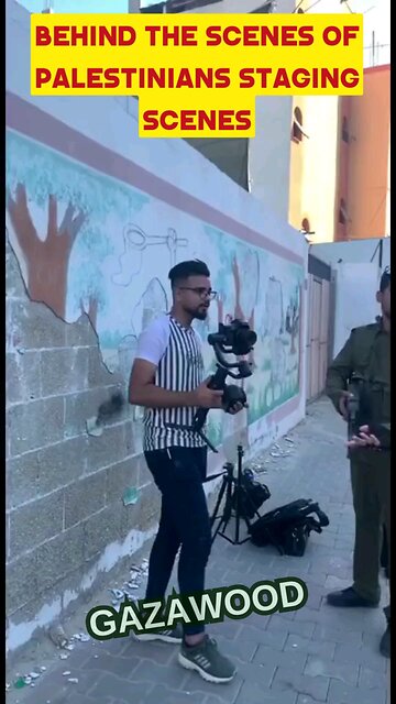 Pallywood: Staging another dead child with fake Israeli soldiers around him. Do you still buy this?