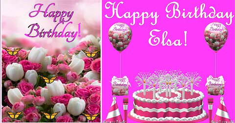 Happy Birthday 3D - Happy Birthday Elsa - Happy Birthday To You - Happy Birthday Song