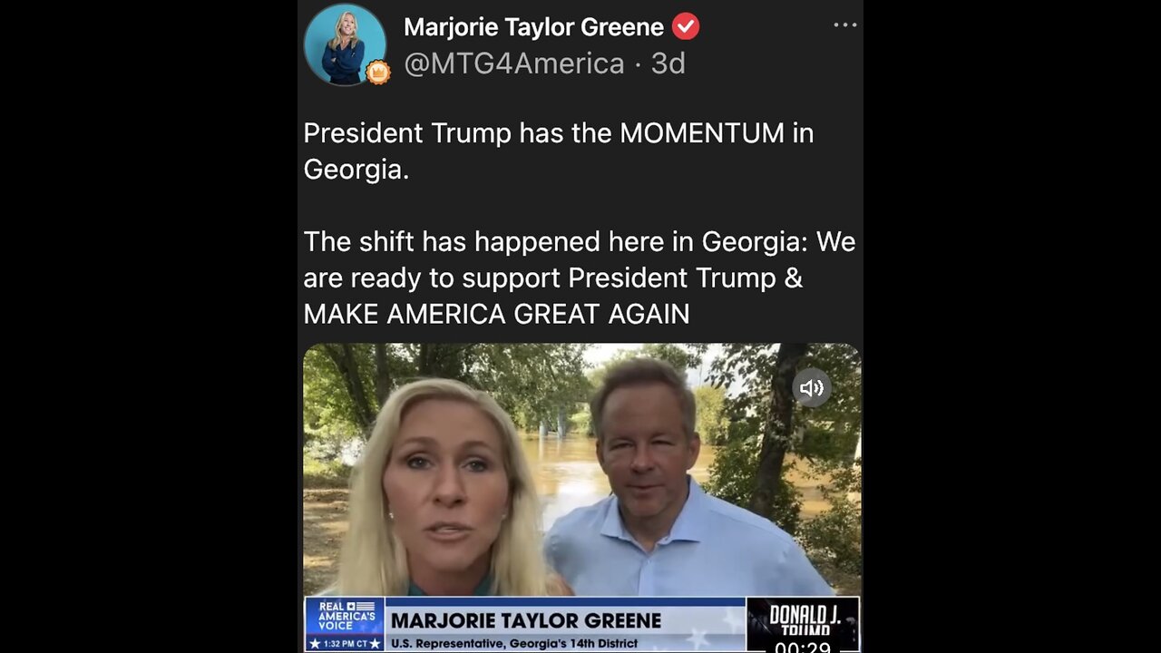 PEOPLE OF GEORGIA🏣🗳️🇺🇸📬STANDS’ WITH PRESIDENT TRUMP🏛️🕺❤️🤍💙🇺🇸🪽💫