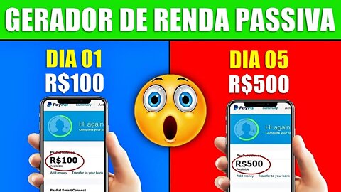 Ganhe R$60 no Cadastro + R$500 Via Pix Com Esse Gerador de Renda Passiva (Ganhar Dinheiro Online)