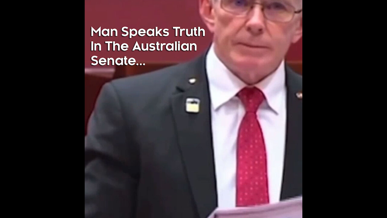 This Man Speaks Truth In The Australian Senate
