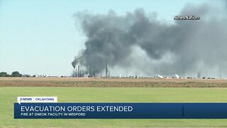 Evacuation orders extended