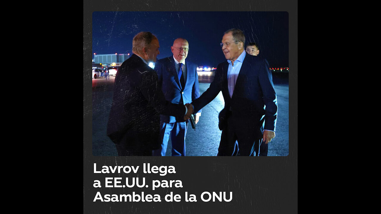 Delegación rusa llega EE.UU para la 78.° Asamblea General de la ONU