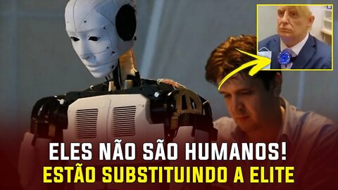 Eles não são humanos - Robôs, Androides - Seria uma tecnologia UFO OVNI