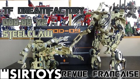 [Francais] Revue Video de TF Dreamfactory - GOD-09 - Steelclaw V2