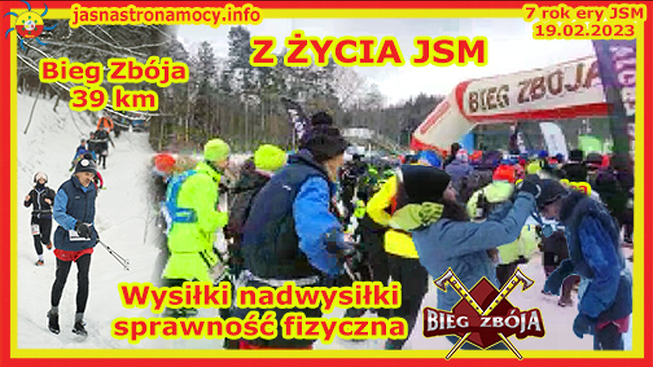 Z ŻYCIA JSM Bieg Zbója 39 km Wysiłki nadwysiłki sprawność fizyczna