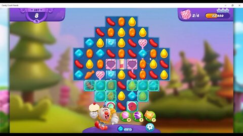 FRIENDS Level 127 Audio Talkthrough, Candy Crush Friends Saga, 25 Moves 0 Boosters