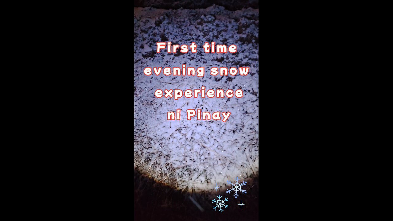 PINAY'S FIRST SNOW EXPERIENCE