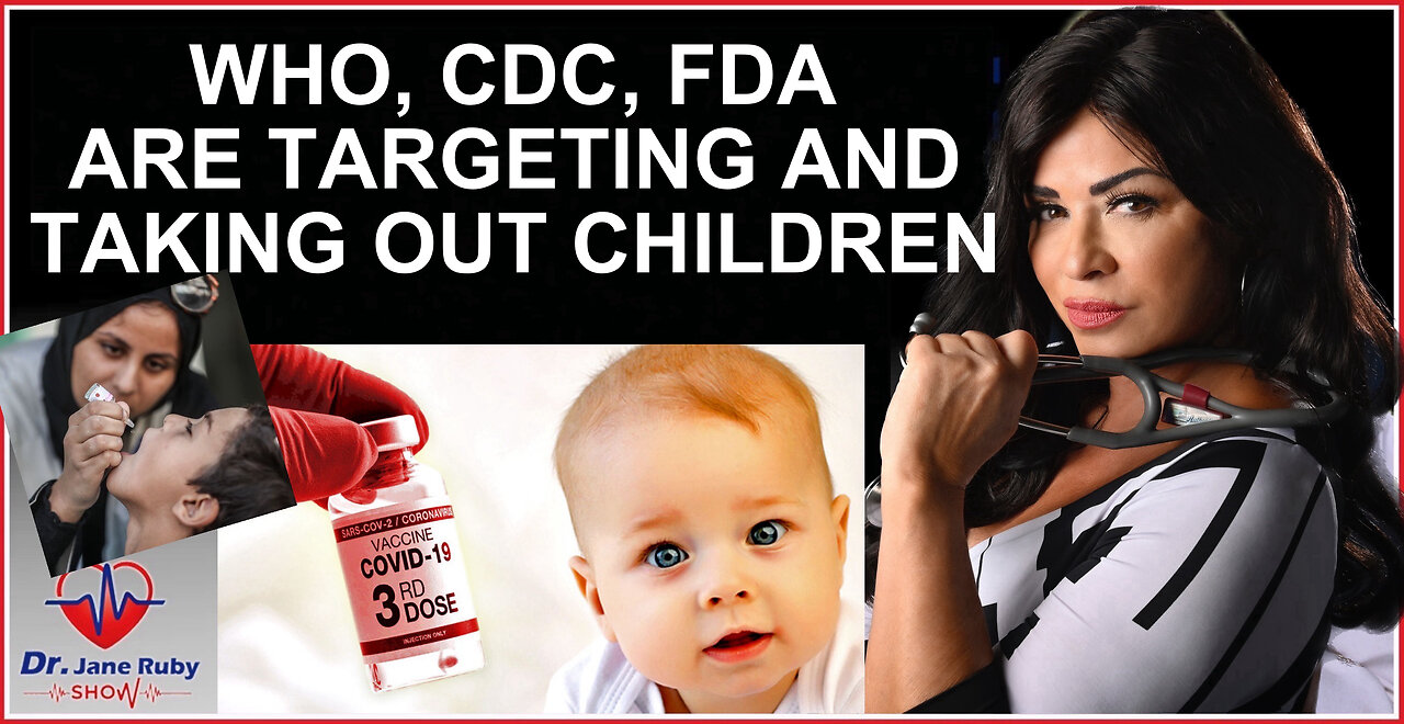 WHO'S TEDROS CONDUCTS POLIO KILLING SPREE ON CHILDREN OF GAZA WHILE CDC MARKS BABIES FOR MORE MRNA
