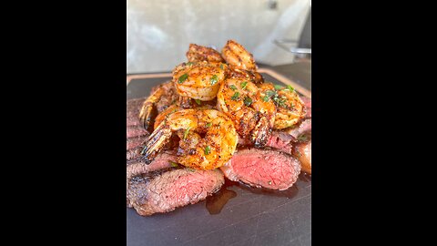 Steak and shrimp for an awesome dinner