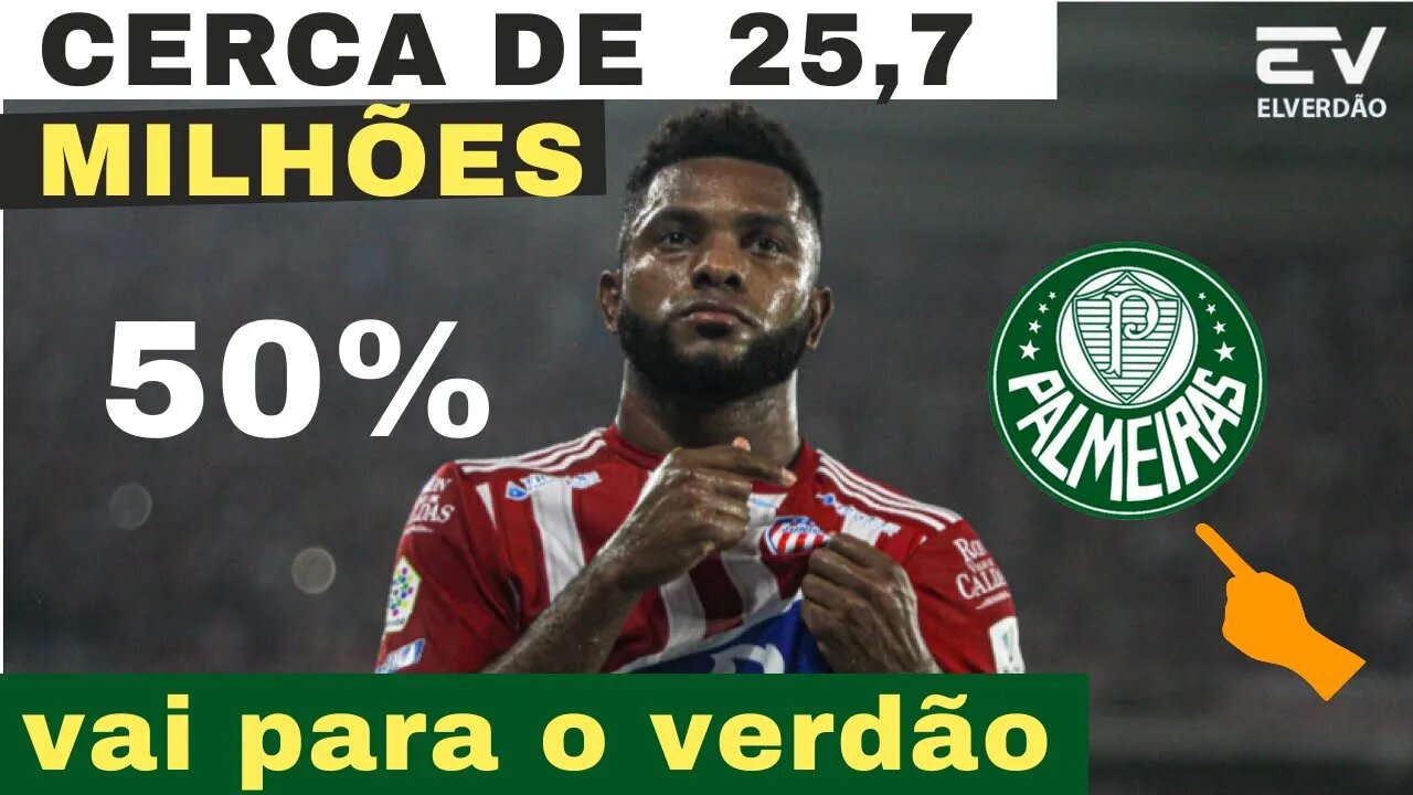 Verdão tem 50% de lucro, Em ida de Borja para o River Plate #palmeiras #palmeirasaovivo