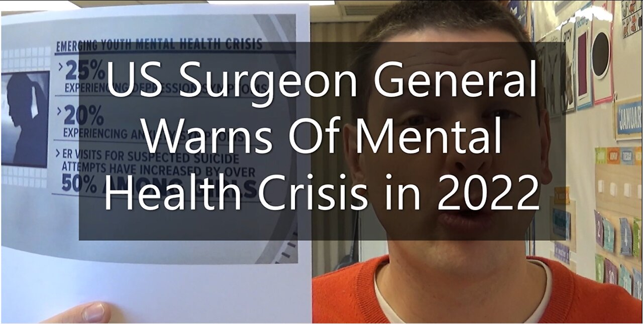 Surgeon General Warns Of Youth Mental Health Crisis Especially For Adolescent Girls