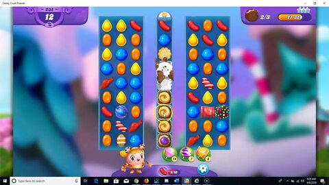 FRIENDS Level 235 Talkthrough, Candy Crush Friends Saga, 26 Moves 0 Boosters