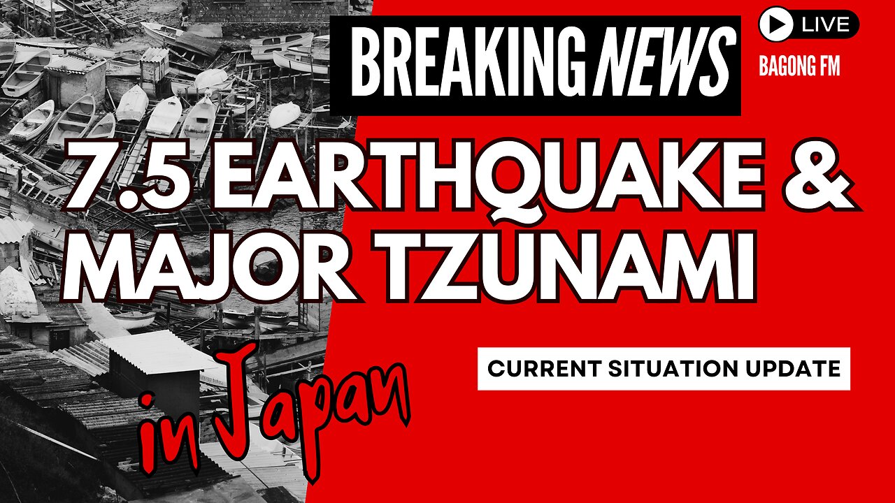 Breaking News: Devastating 7.5 Earthquake Hits | Tsunami Warning Issued 🌊 #BreakingNews #Earthquake