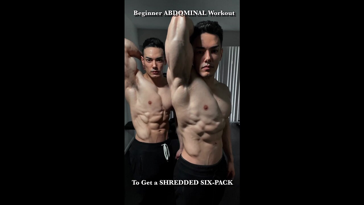 BEGINNER AB WORKOUT for a SHREDDED SIX-PACK! #shorts #athomeworkout #homeabworkout