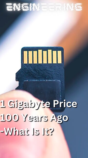 What Did 1 Gigabyte Cost 100 Years Ago?