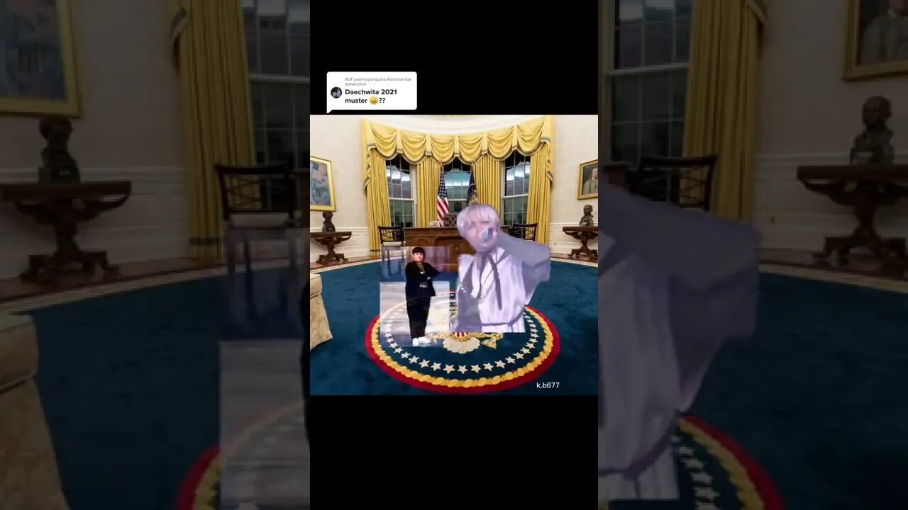 if BTS perform daechwita at white house - army are best editors every 😂🤣🤣 (credit goes to the owner)