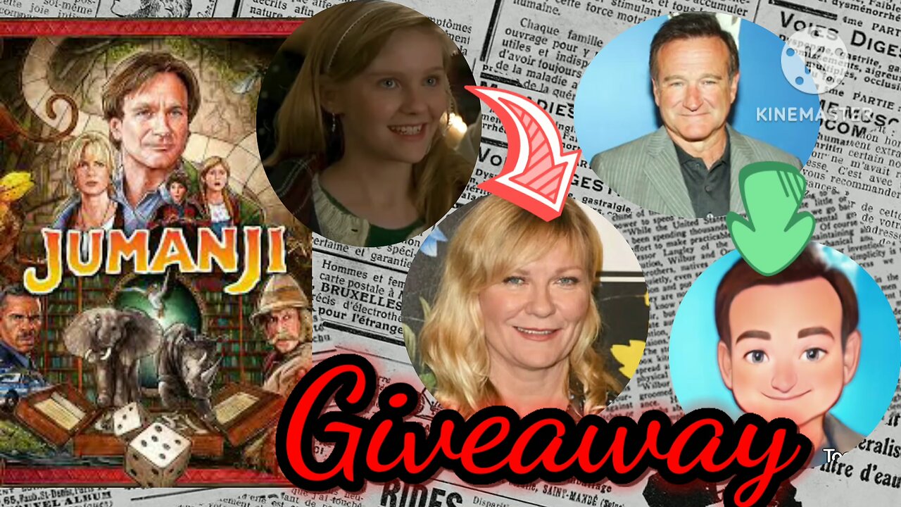 Jumanji*Then & Now*GIVEAWAY*