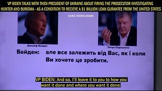 Proof that Biden bribed Ukraine LEAKED phone calls