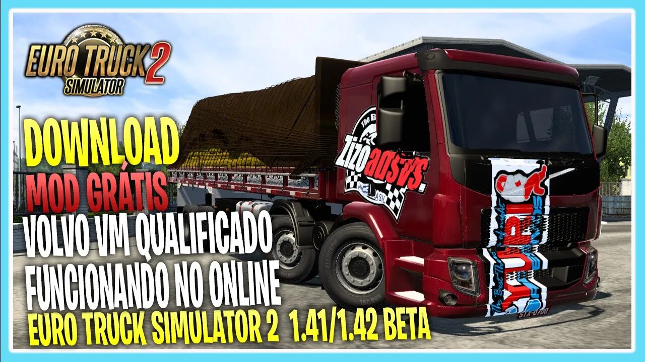 VOLVO VM 330 BITRUCK PARA EURO TRUCK SIMULATOR 2 1.42 BETA - JOGUE NO COMBOIO COM MODS