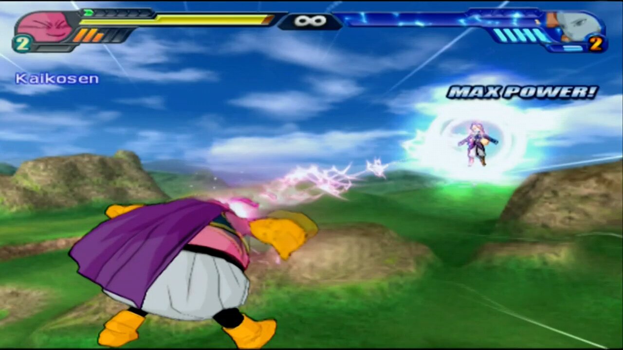 -Majin Buu (Good)- Vs. Zangya {Budokai Tenkaichi 3}