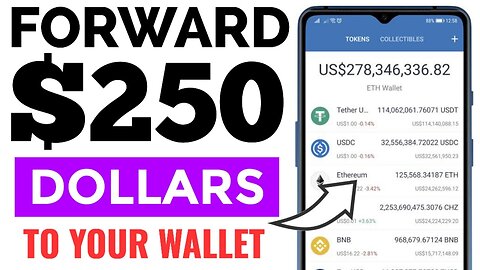 Send This $250 To Your Wallet • No Investment •