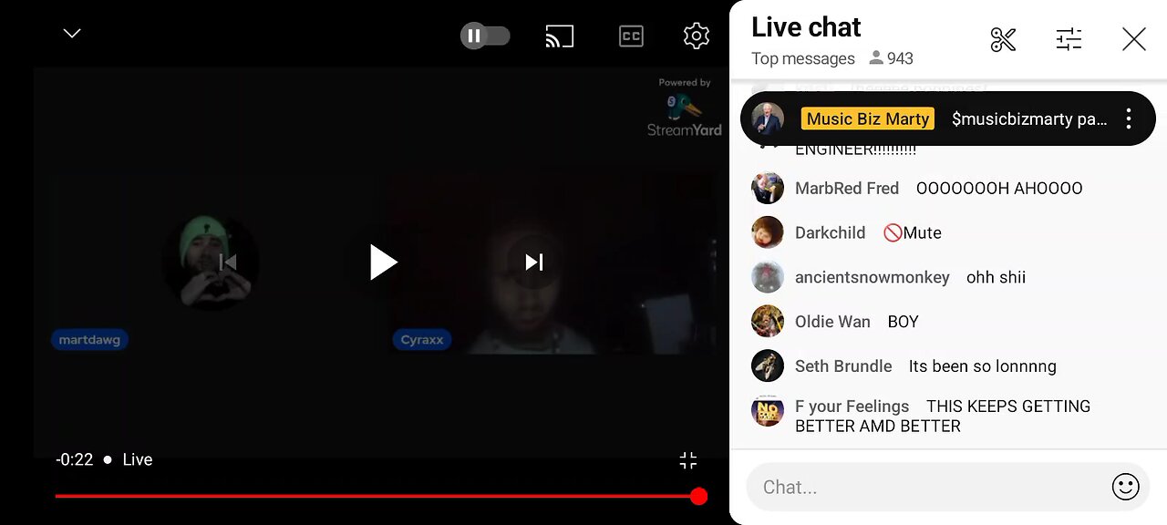 a pedo appears on mbm stream