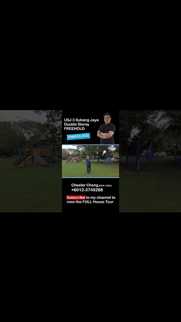 SALE USJ 3 Subang Jaya RM850,000. FREEHOLD 24x75 Double Storey, Selangor Malaysia #shorts