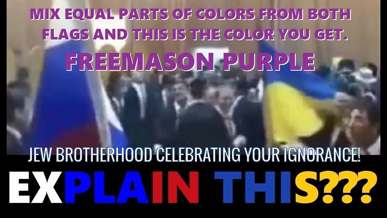 UKRAINE VS RUSSIA?? YEAH NOT SO MUCH! JUST 'GLOBAL' MASONIC UNIPARTY CONTROL. WAKE UP!!