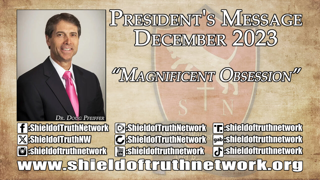 STN December 2023 President’s Message - "Magnificent Obsession”