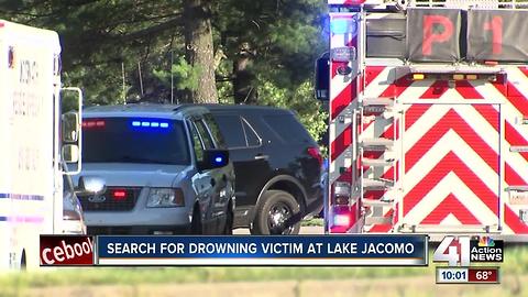 Crews searching for drowning victim at Lake Jacomo