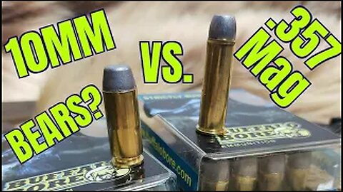 10mm vs. .357 Magnum Buffalo Bore Hardcast Bear Loads