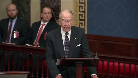 🔴👀🔴 Grassley On the Whistleblower Programs Improvement Act of 2019