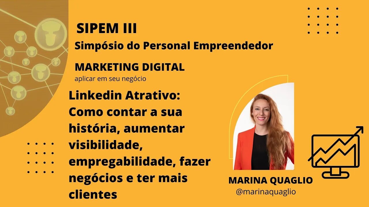 #8 SIPEM III - Linkedin Atrativo | Marina Quaglio